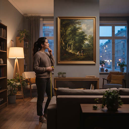 Comment choisir la taille idéale d’un tableau pour chaque mur de votre maison ?