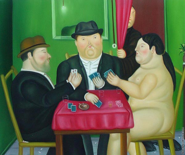 Jeu de cartes (Botero)