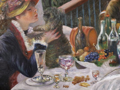 Renoir - Le Déjeuner des canotiers (Détail)