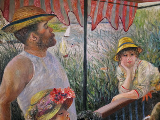 Renoir - Le Déjeuner des canotiers (Détail)