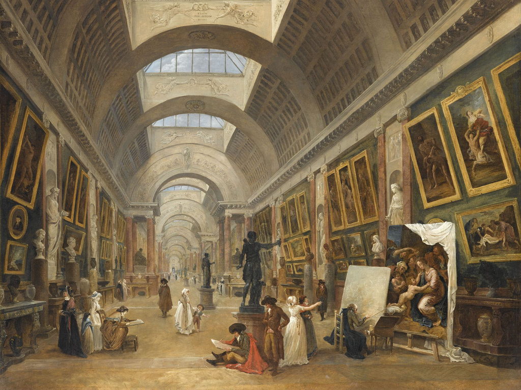 Projet d’aménagement de la Grande Galerie du Louvre