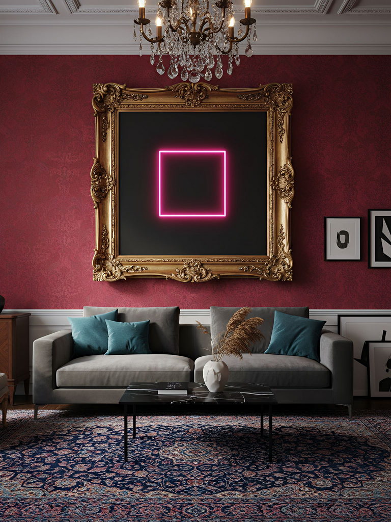 cadre baroque et doré