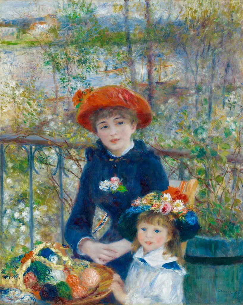 Sur la terrasse de Renoir