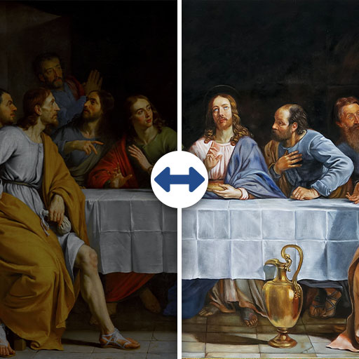 The Last Supper (De Champaigne) 120x80cm