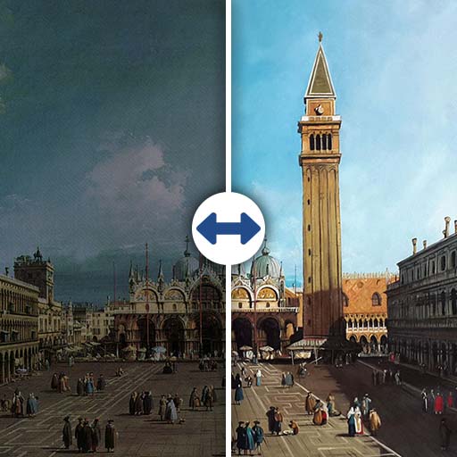 Vue de la Place Saint-Marc 1 (Canaletto) 110x80cm